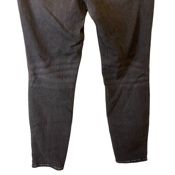 Athleta Sculptek Dark Gray Skinny Ankle Denim Jeans Size 6 Shapewear Midrise - Picture 6 of 10